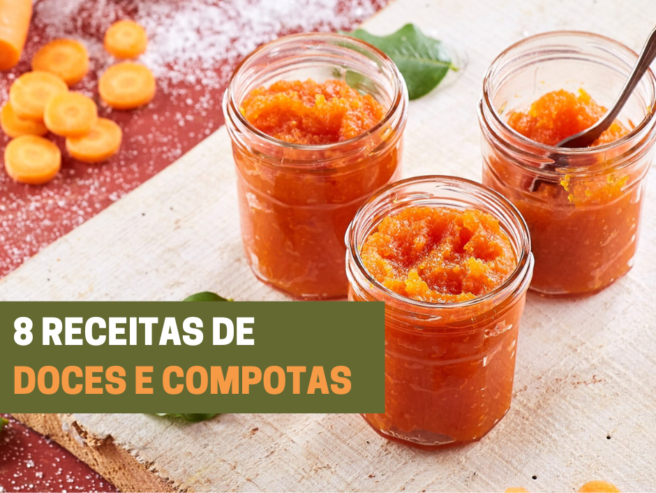 8 receitas de doces e compotas