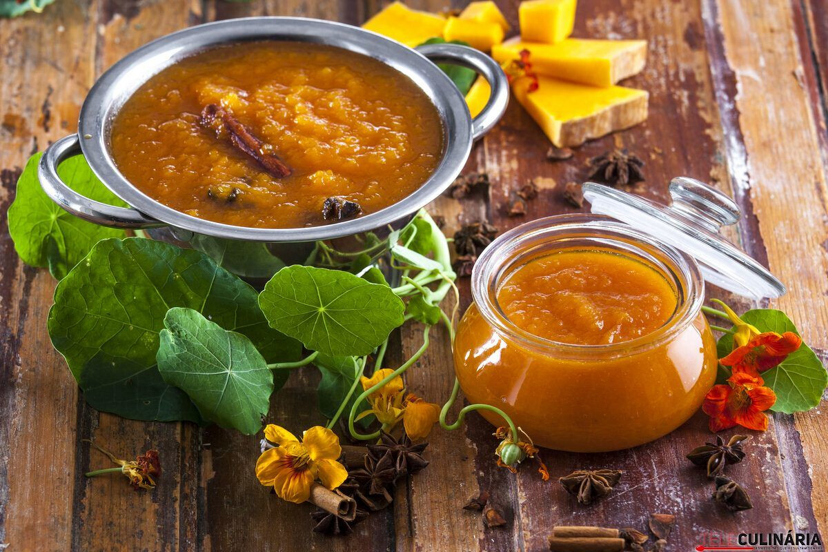 Compota de abóbora com anis estrelado