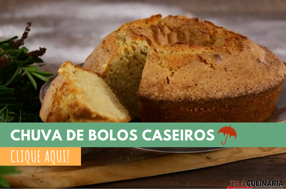 Chuva de bolos caseiros!