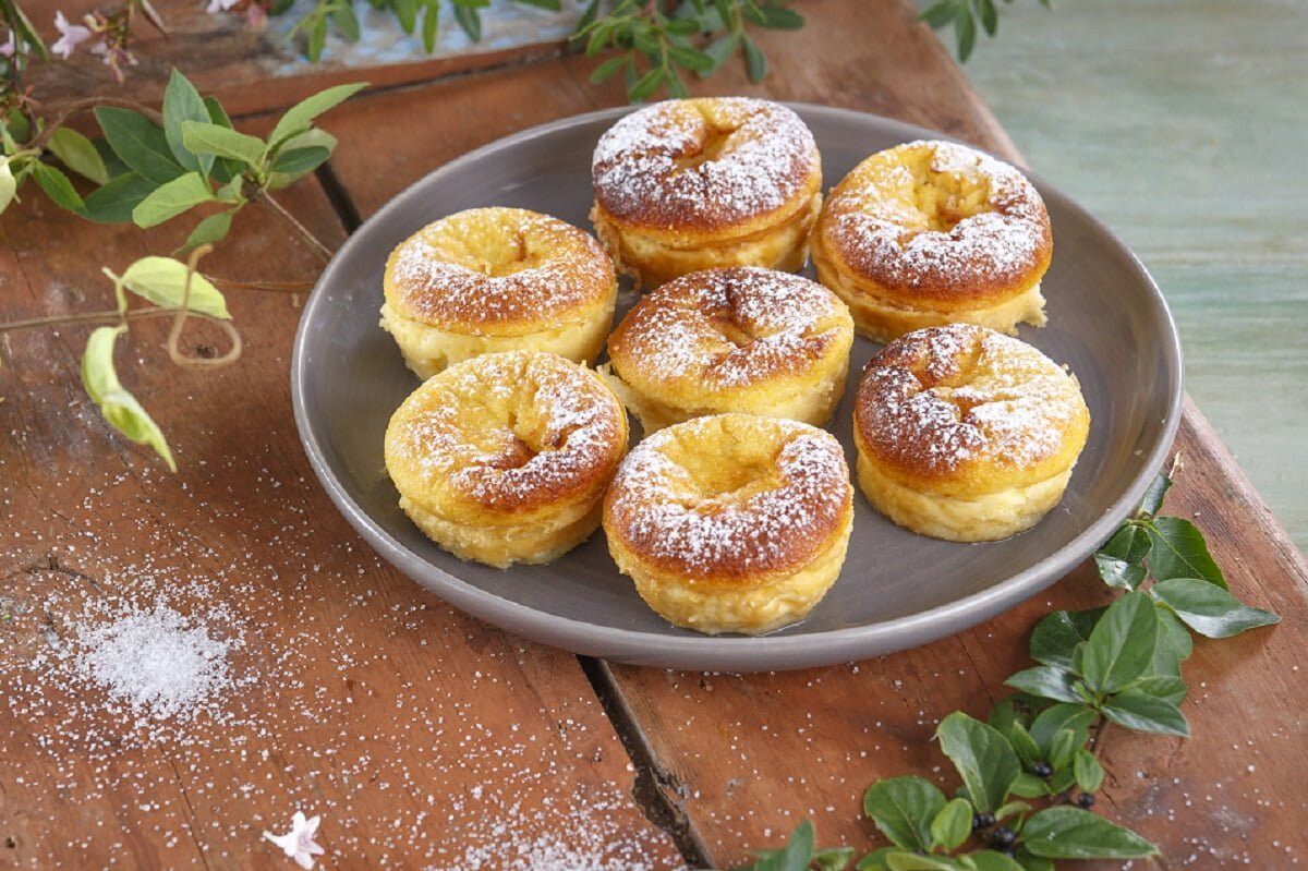 Queijadinhas de amêndoa