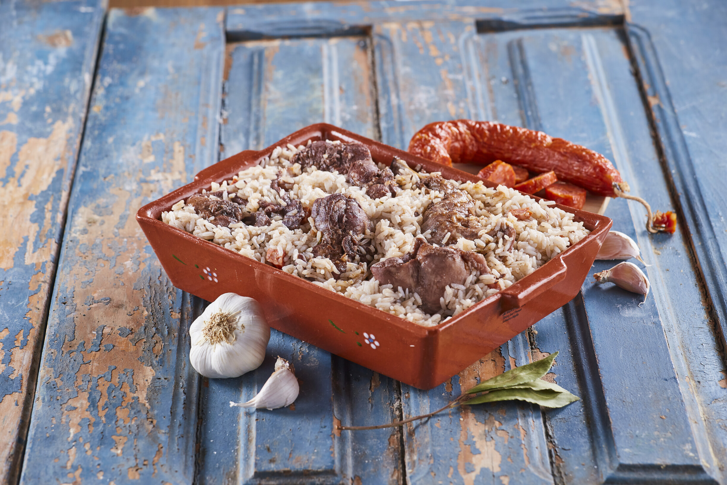 Arroz de coelho tradicional