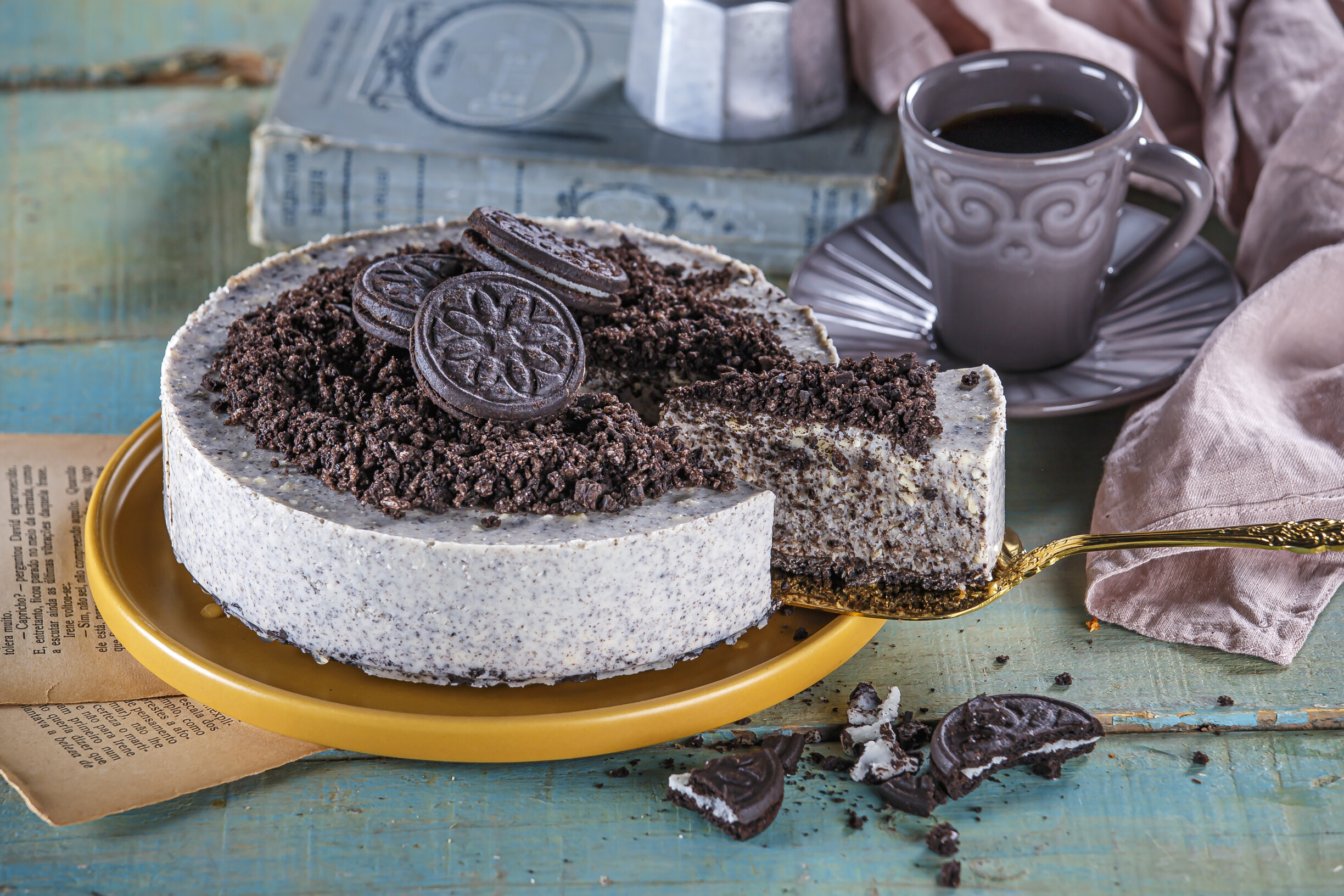 Cheesecake de oreo