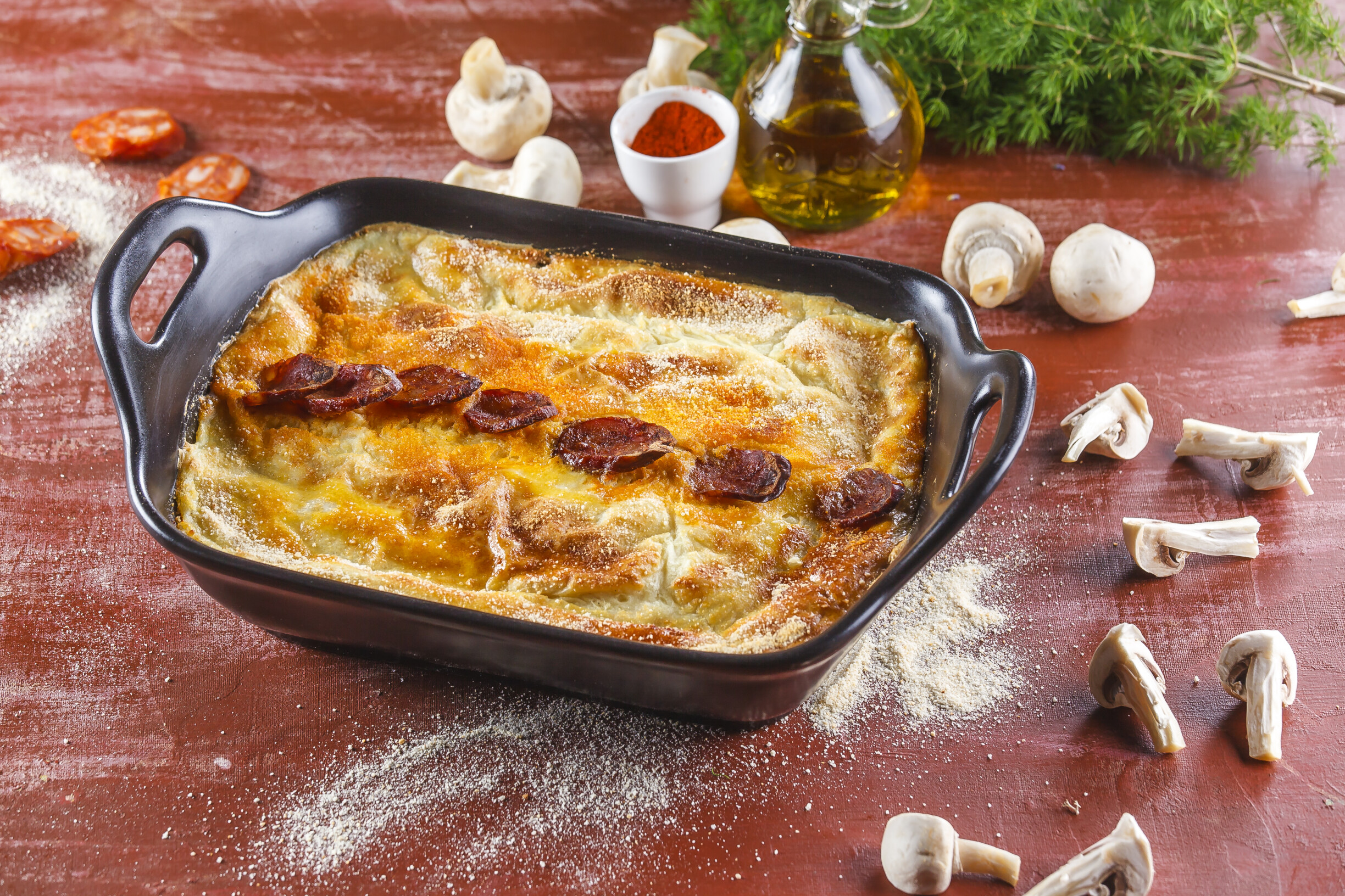 Empadão de frango tradicional