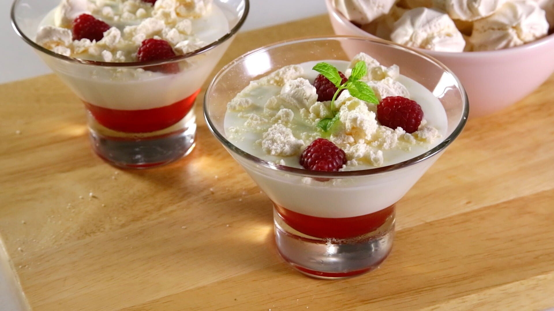 Verrine de framboesa