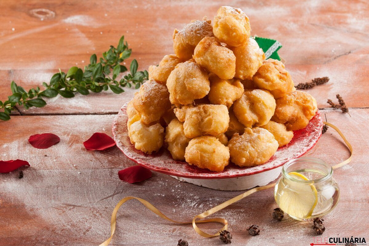 Sonhos em calda de limão