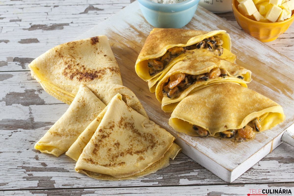 Crepes de marisco