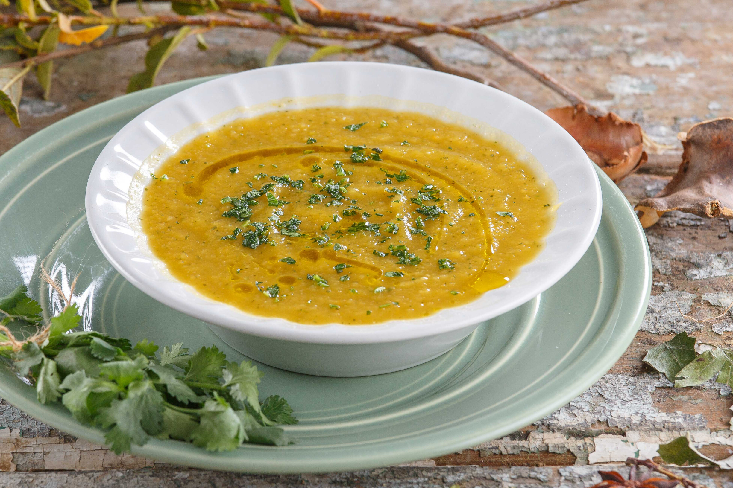 Sopa cremosa de curgete