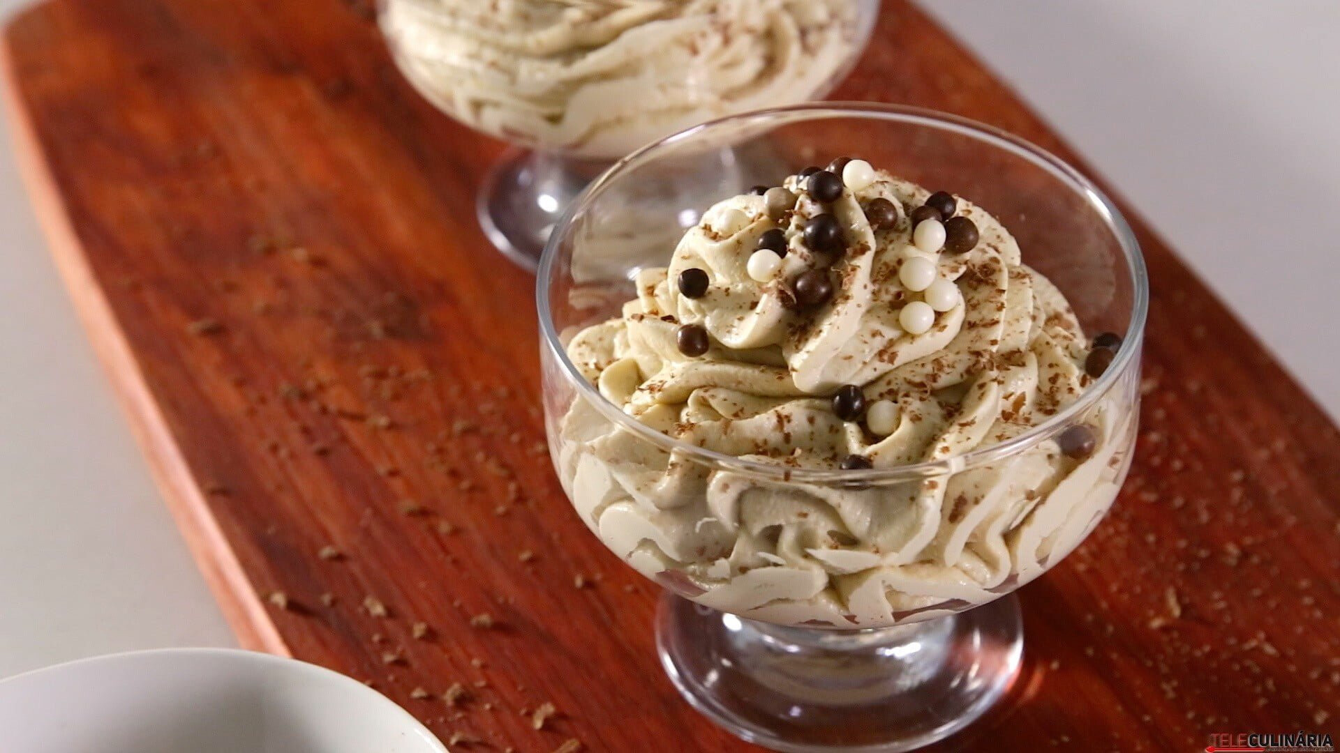 Mousse de ricota e café