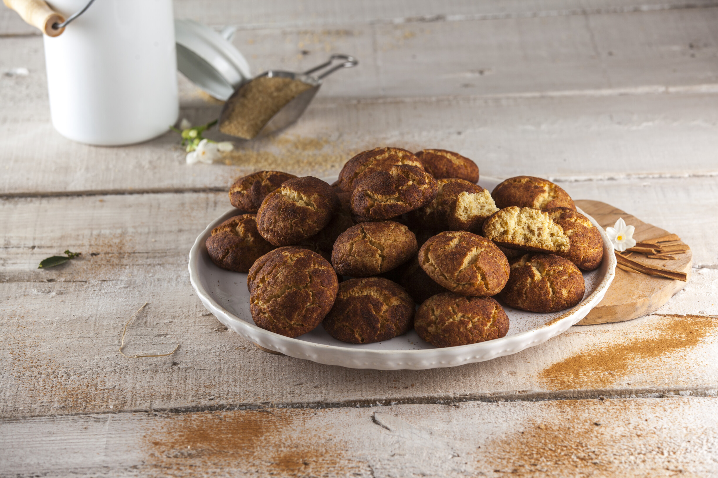 Bolachas de canela e cardamomo