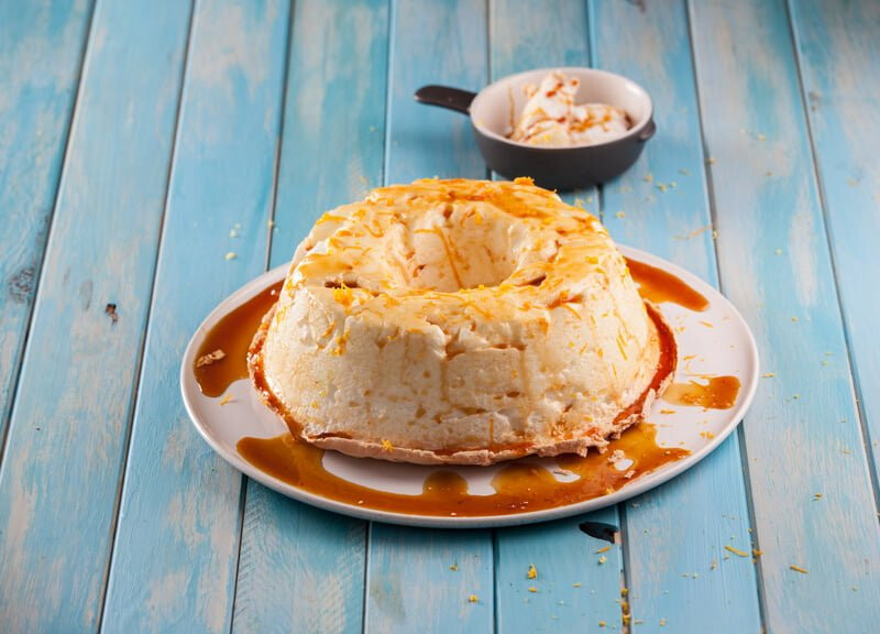 Molotof com caramelo de laranja