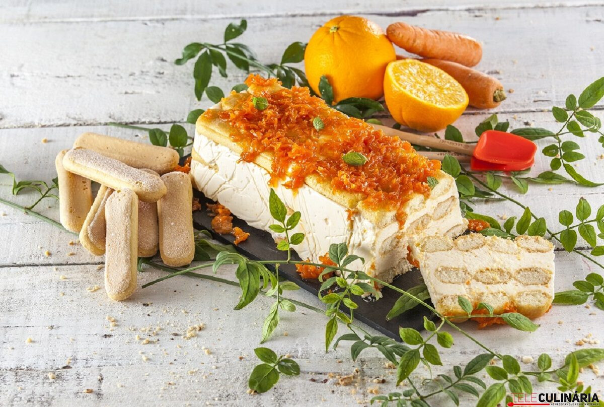 Semifrio de laranja e cenoura