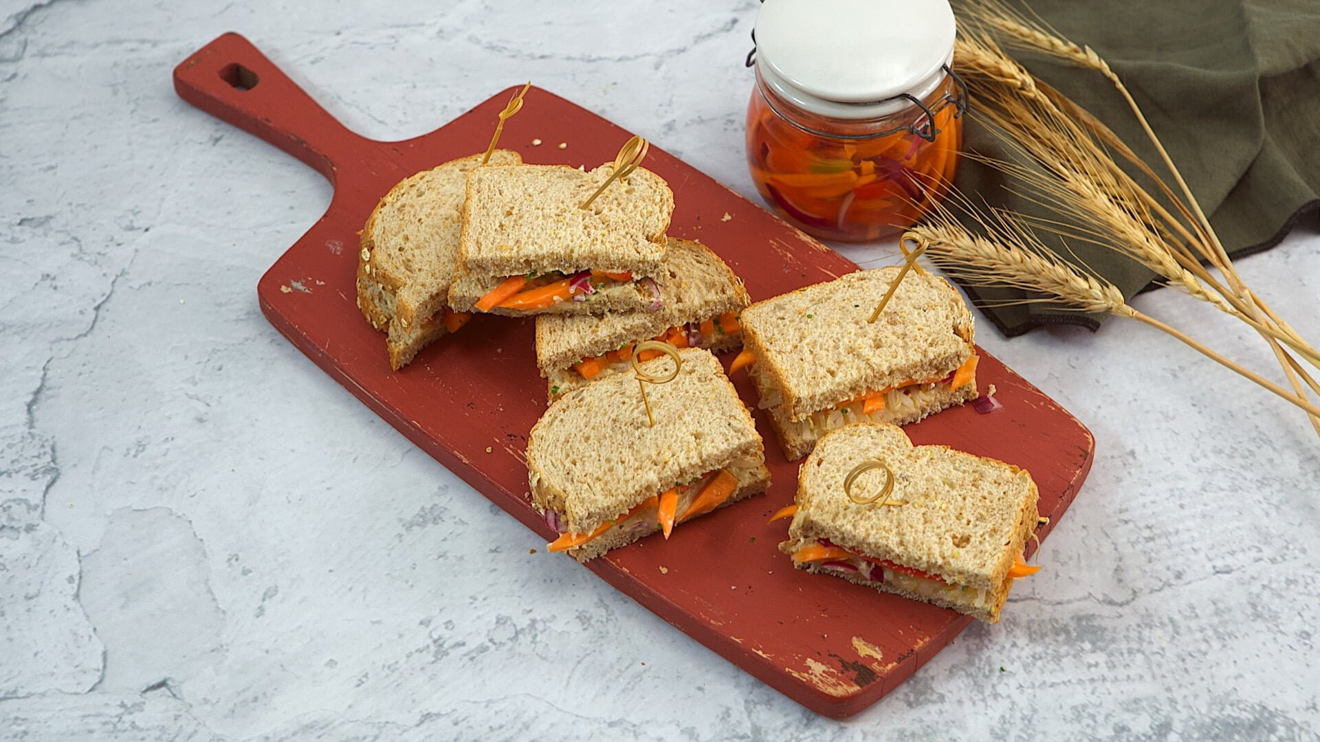 Sanduíche de vegetais