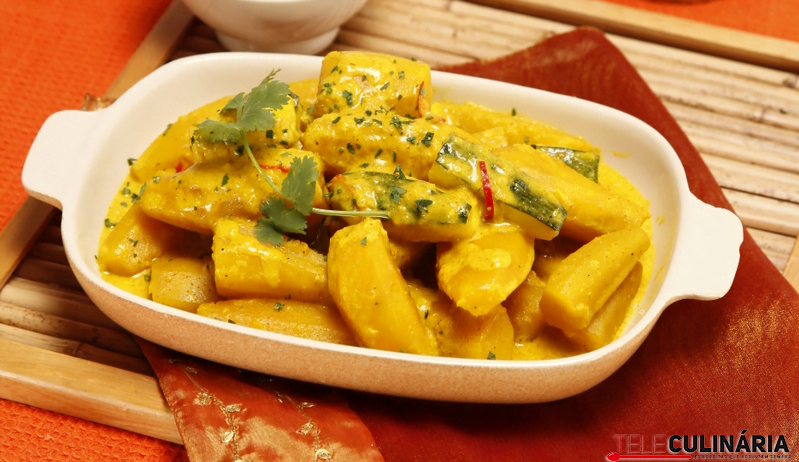 Caril de batata doce