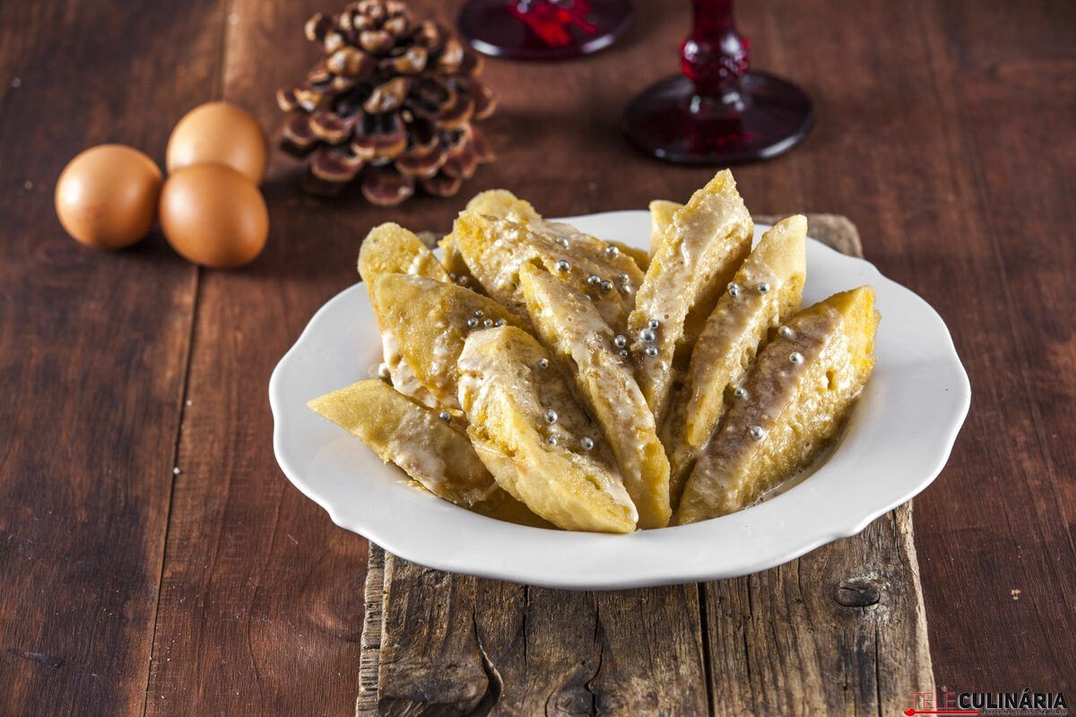 Rabanadas com creme de ovo