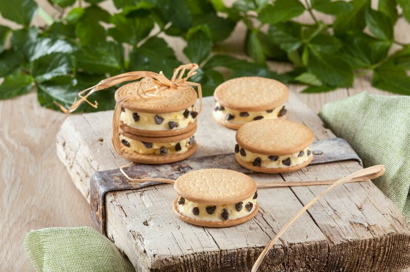 Gelado cookie snack