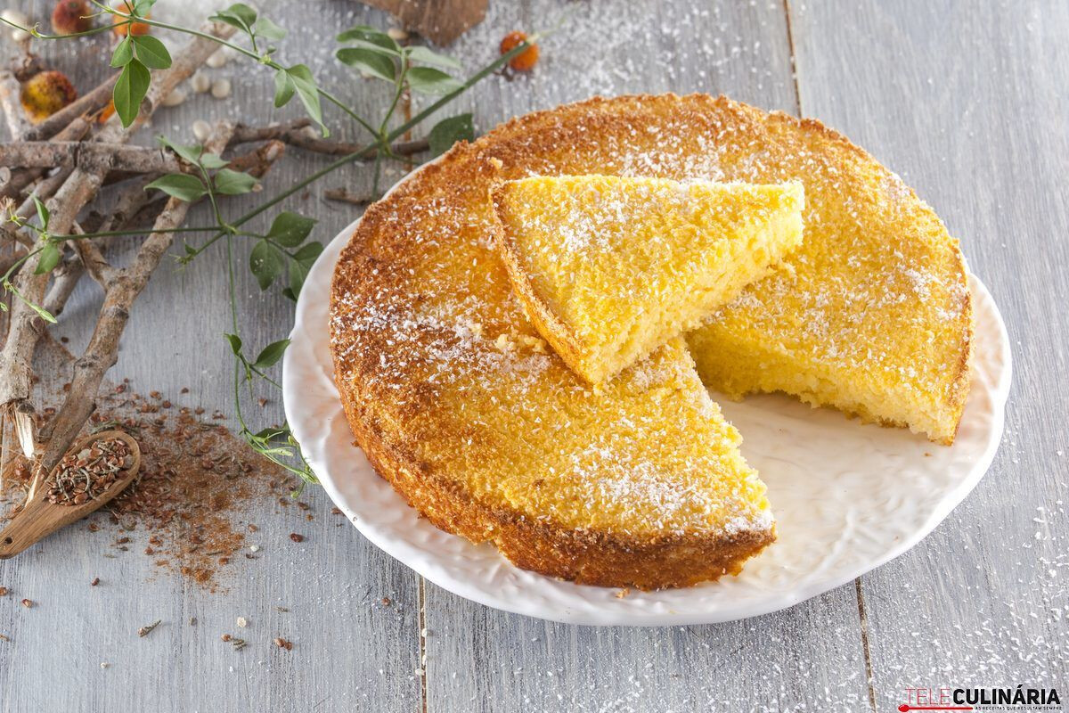 Tarte de coco e iogurte