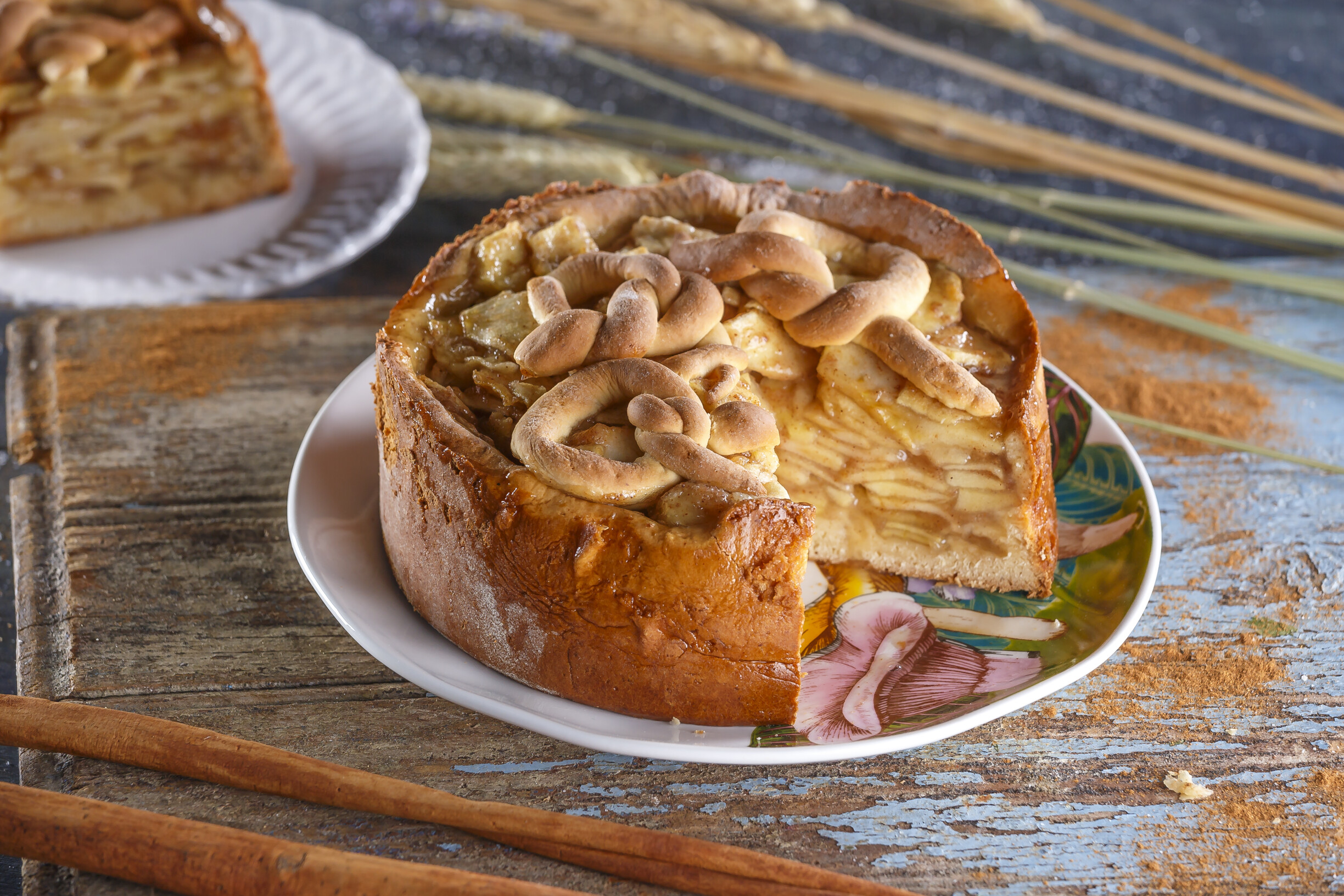 Tarte pretzel de maçã