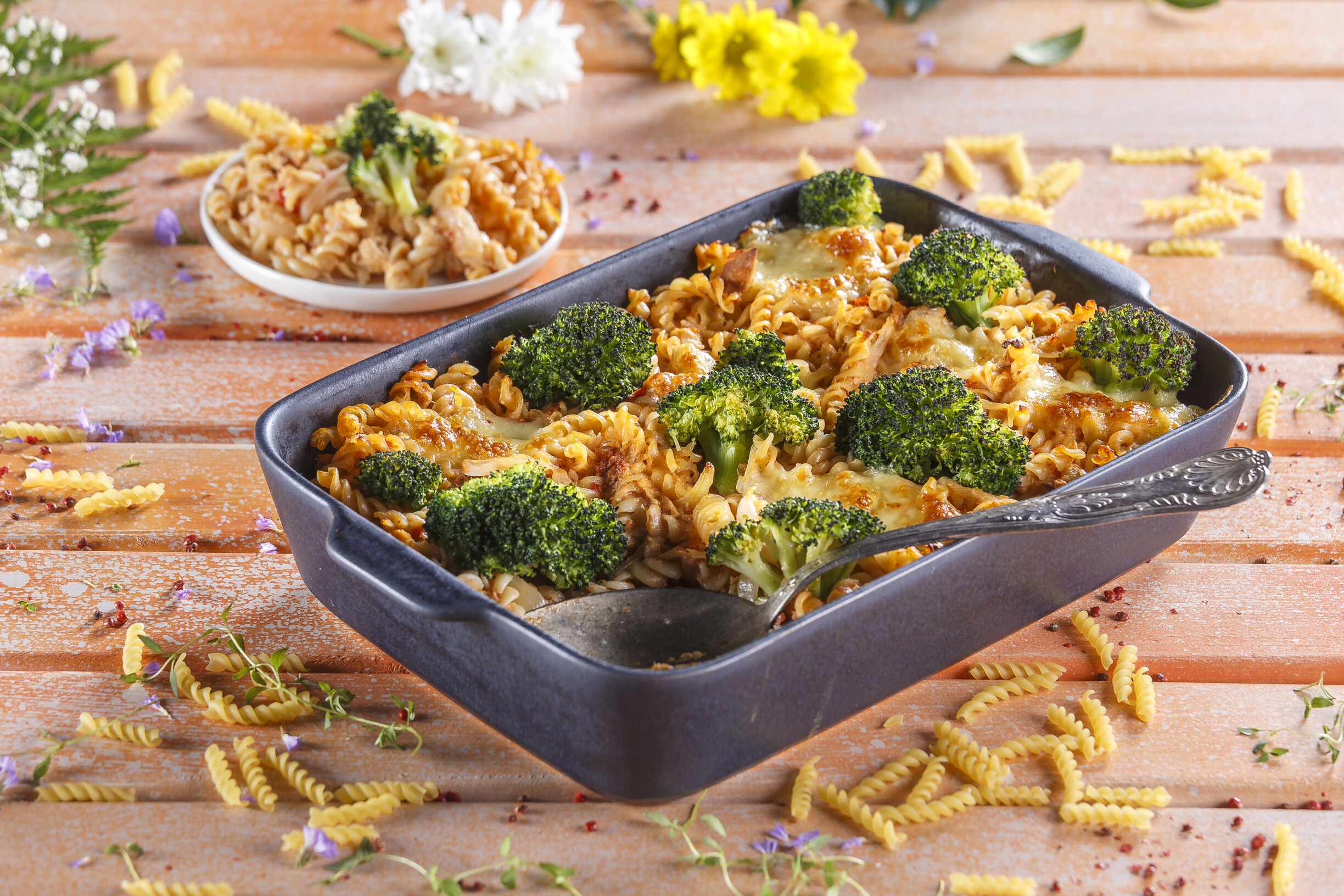 Pasta de atum com brócolos