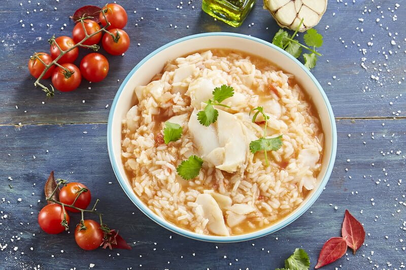 Arroz de bacalhau - receita fácil