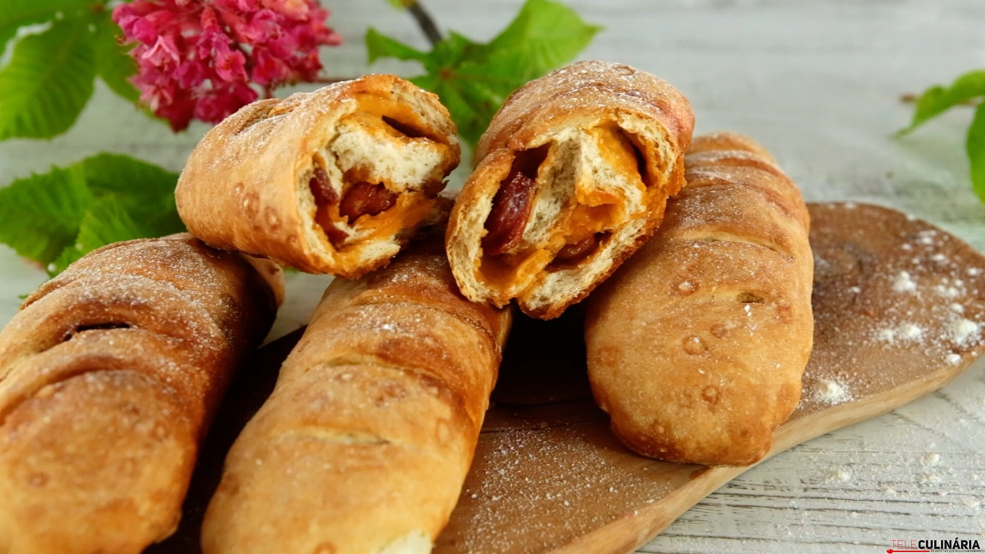 Chorizo stuffed bread