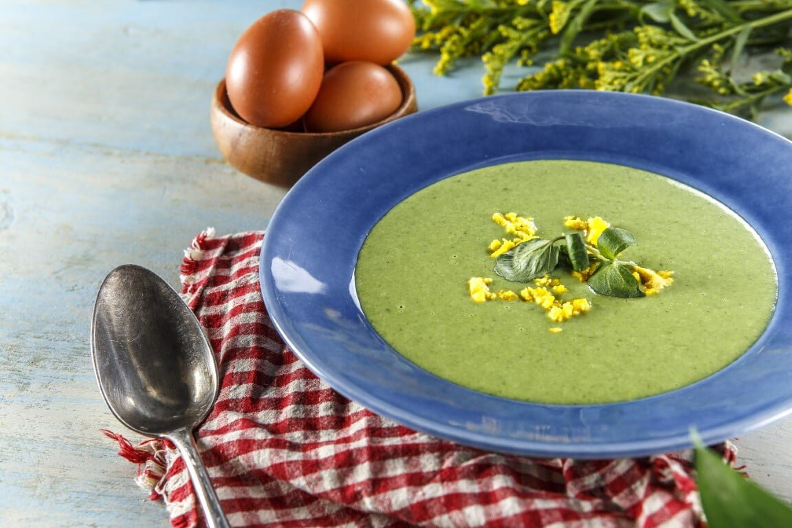 Creme de agriões (receita especial para grávidas)