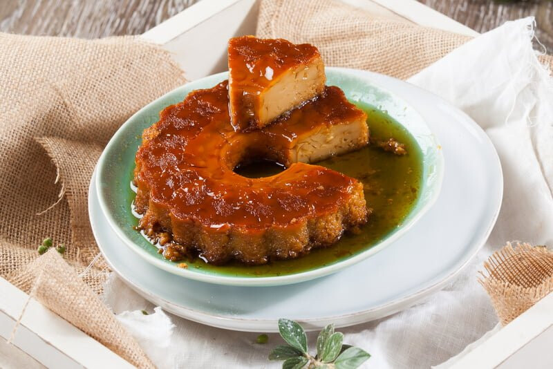 Pudim de gemas e vinho do Porto