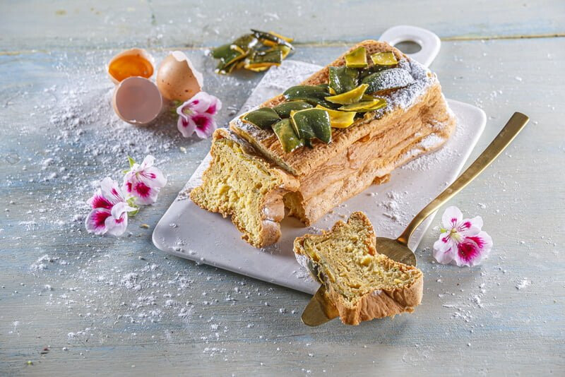 Bolo de cascas de abóbora