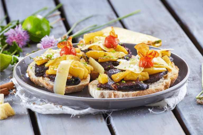 Morcela com ananás à moda dos Açores