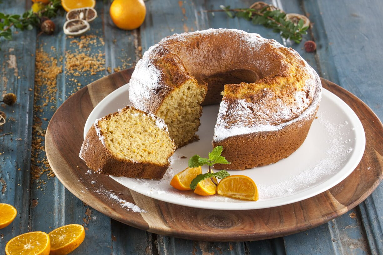 Bolo fácil de tangerina